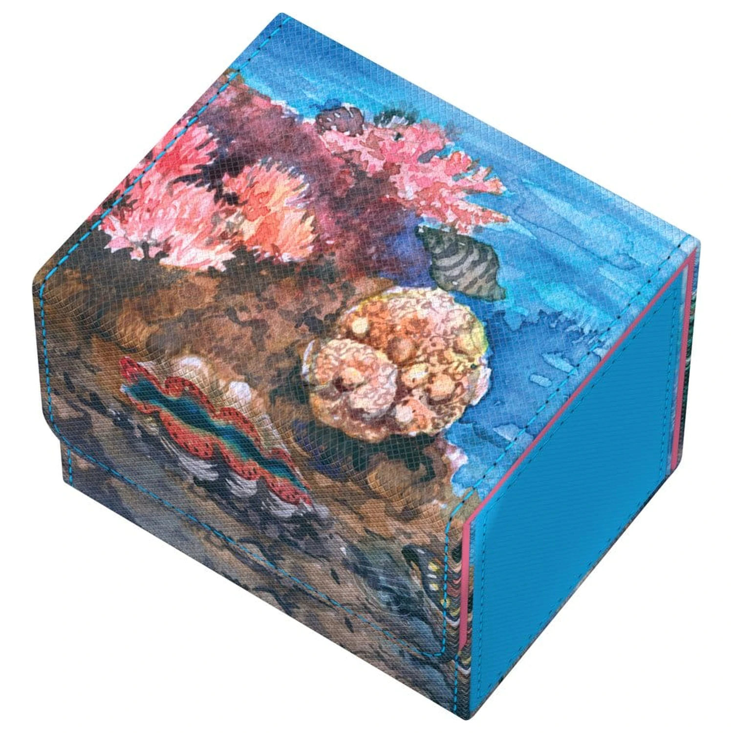 Ultimate Guard Sidewinder 100+ Xenoskin "Coral Places" - Seablue Hush termékfotó