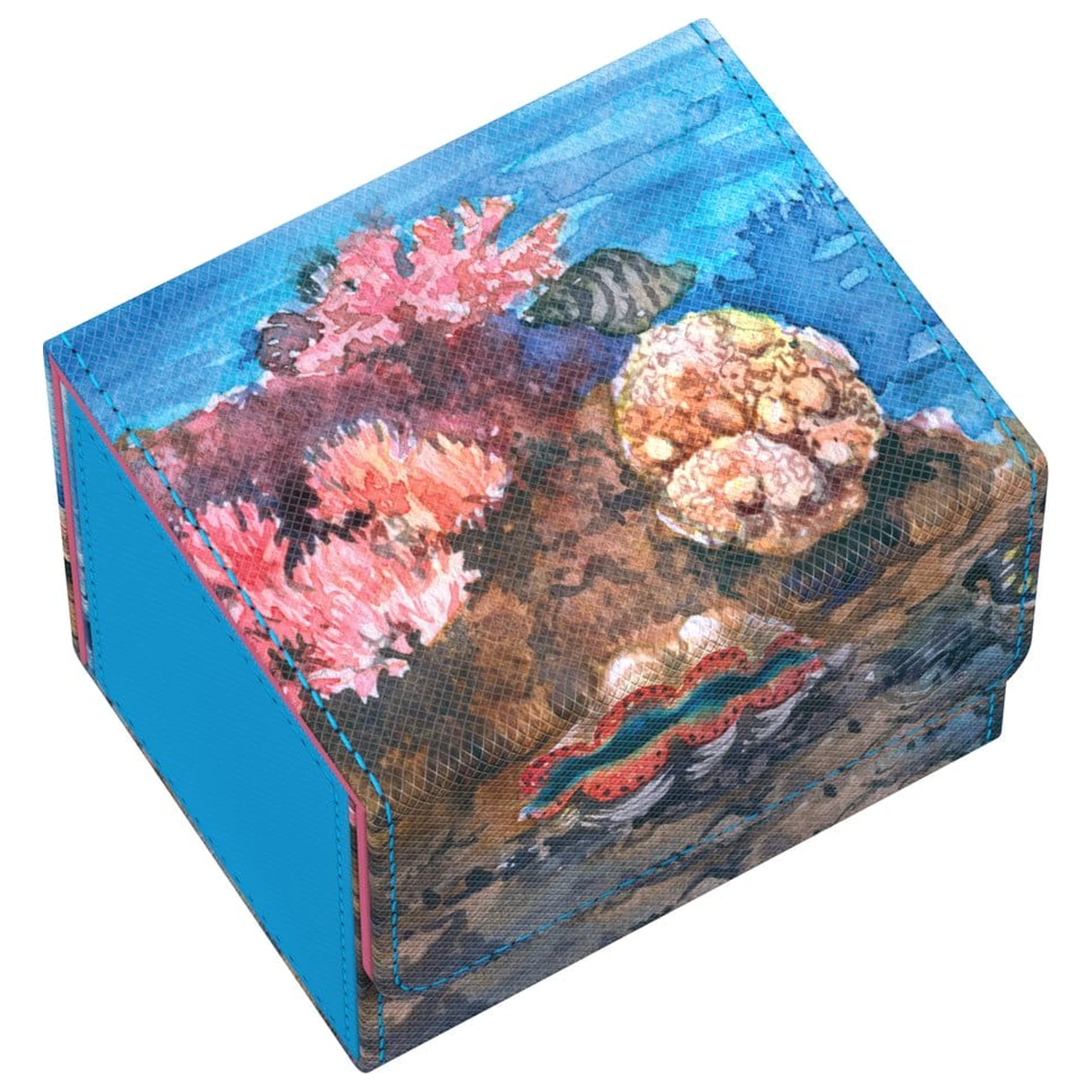 Ultimate Guard Sidewinder 100+ Xenoskin "Coral Places" - Seablue Hush termékfotó