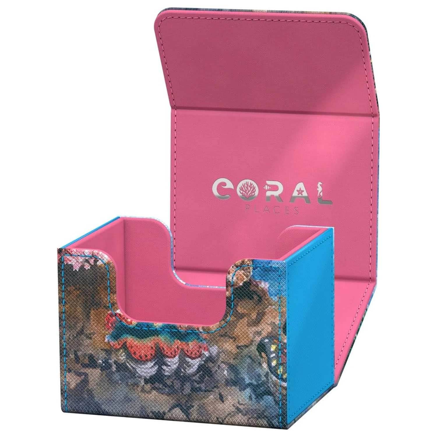 Ultimate Guard Sidewinder 100+ Xenoskin "Coral Places" - Seablue Hush termékfotó