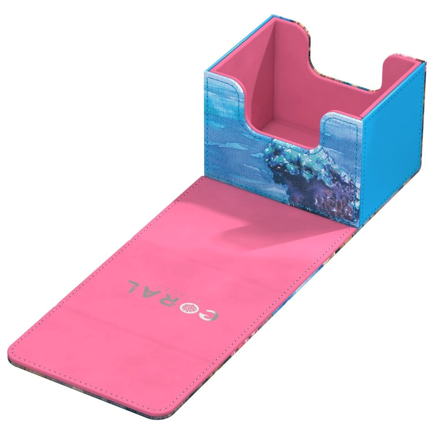Ultimate Guard Sidewinder 100+ Xenoskin "Coral Places" - Seablue Hush termékfotó