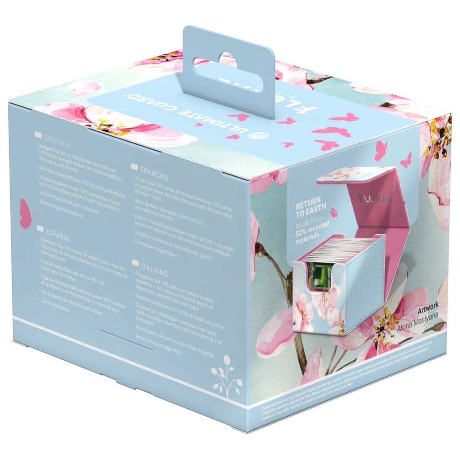 Ultimate Guard Sidewinder 100+ Xenoskin "Floral Places" - Cherry Blossom termékfotó