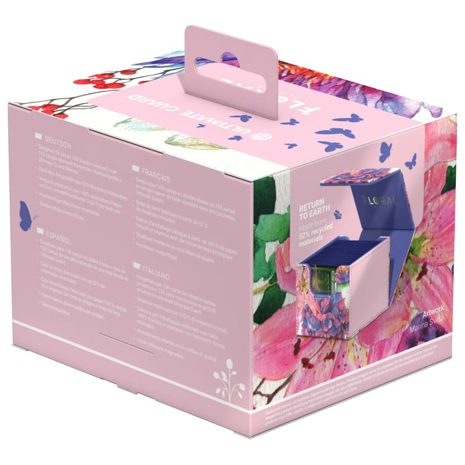 Ultimate Guard Sidewinder 100+ Xenoskin "Floral Places" - Lotus Bloom termékfotó