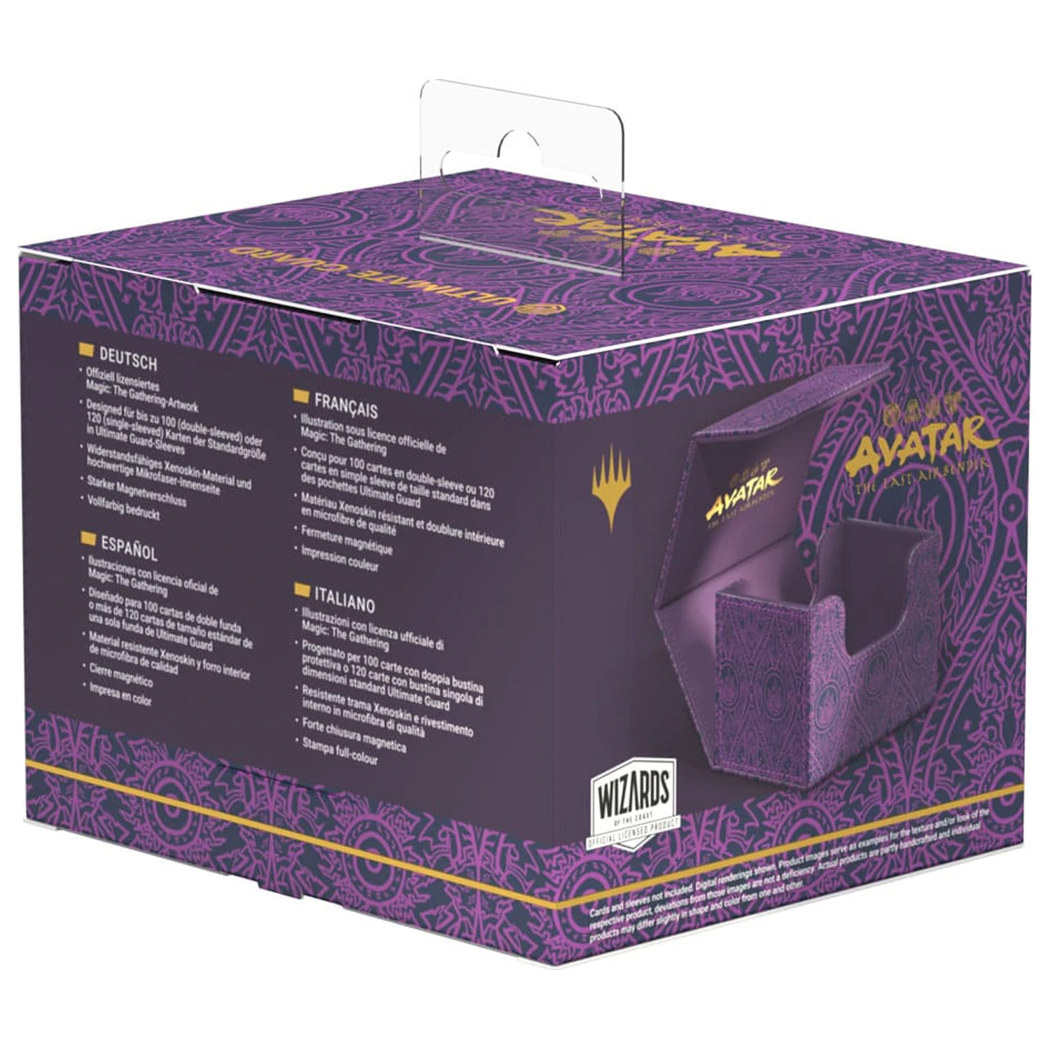 Ultimate Guard Sidewinder 100+ Xenoskin Magic: The Gathering | Avatar: Az utolsó légidomár - Black Mana termékfotó