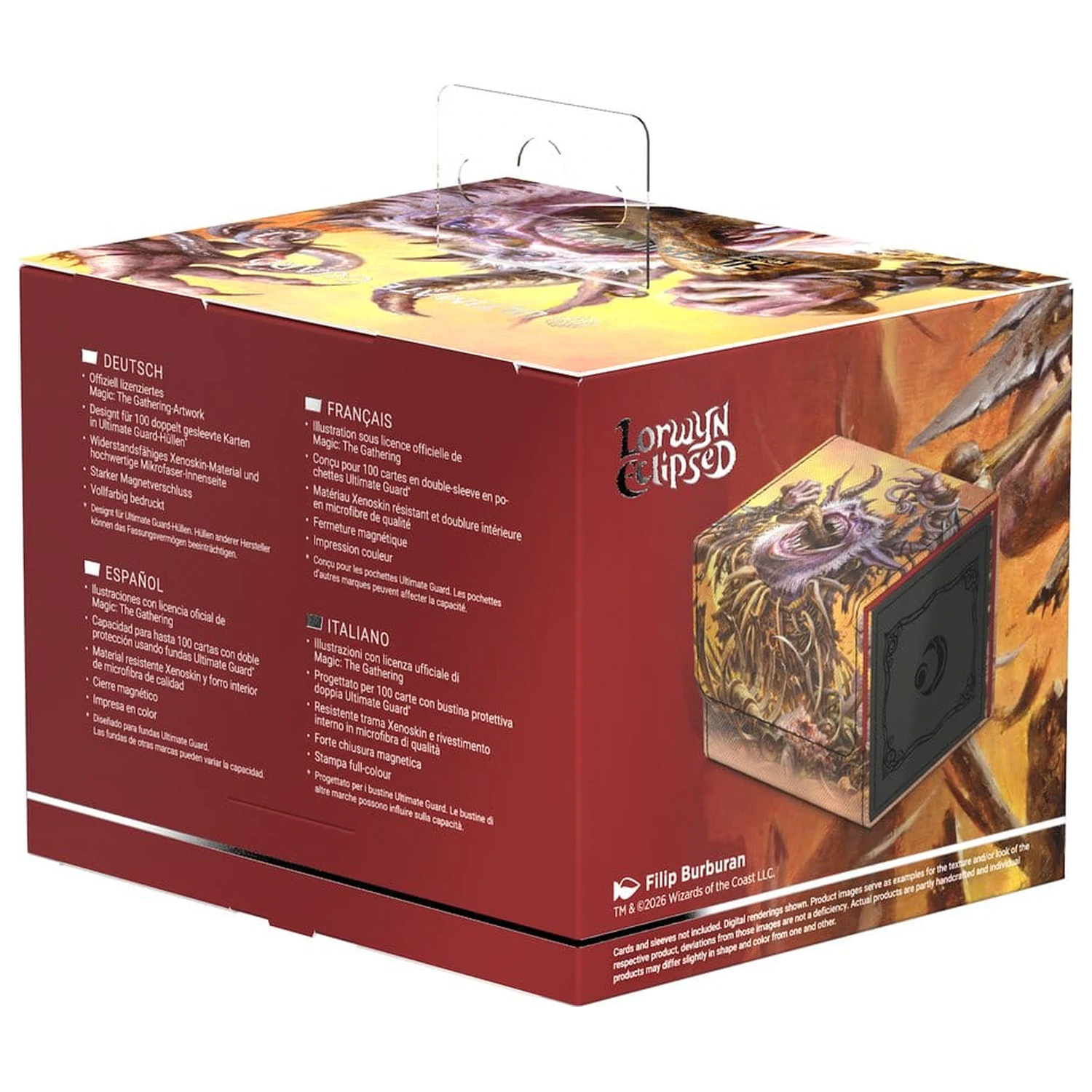 Ultimate Guard Sidewinder 100+ Xenoskin Magic: The Gathering "Lorwyn Eclipsed" - Gristle Glutton termékfotó