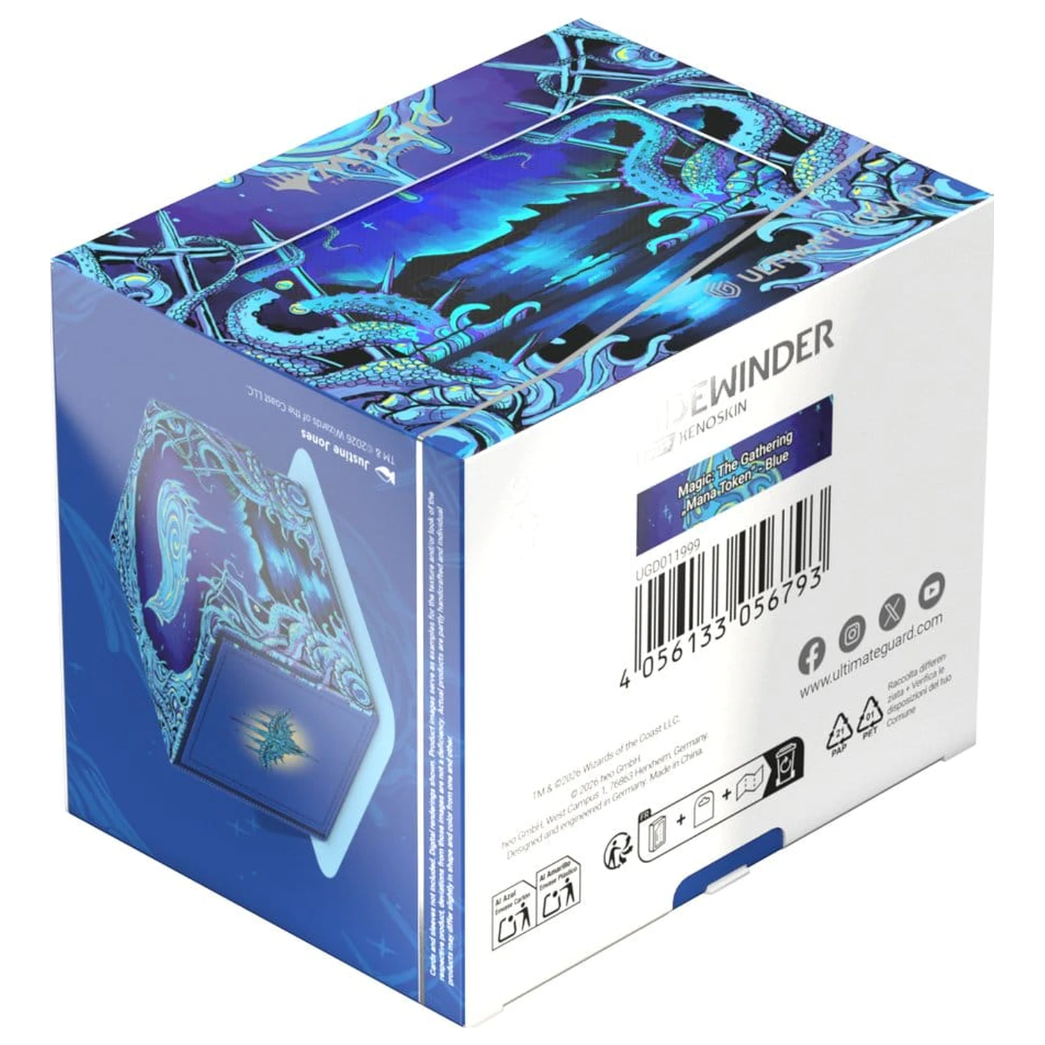 Ultimate Guard Sidewinder 100+ Xenoskin Magic: The Gathering "Mana Token" - Island termékfotó