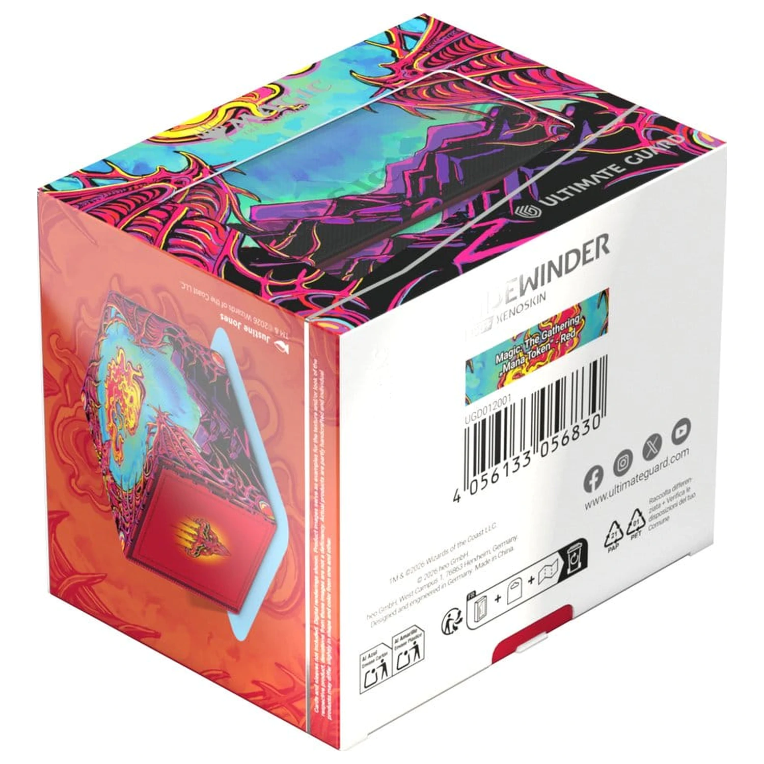 Ultimate Guard Sidewinder 100+ Xenoskin Magic: The Gathering "Mana Token" - Mountain termékfotó