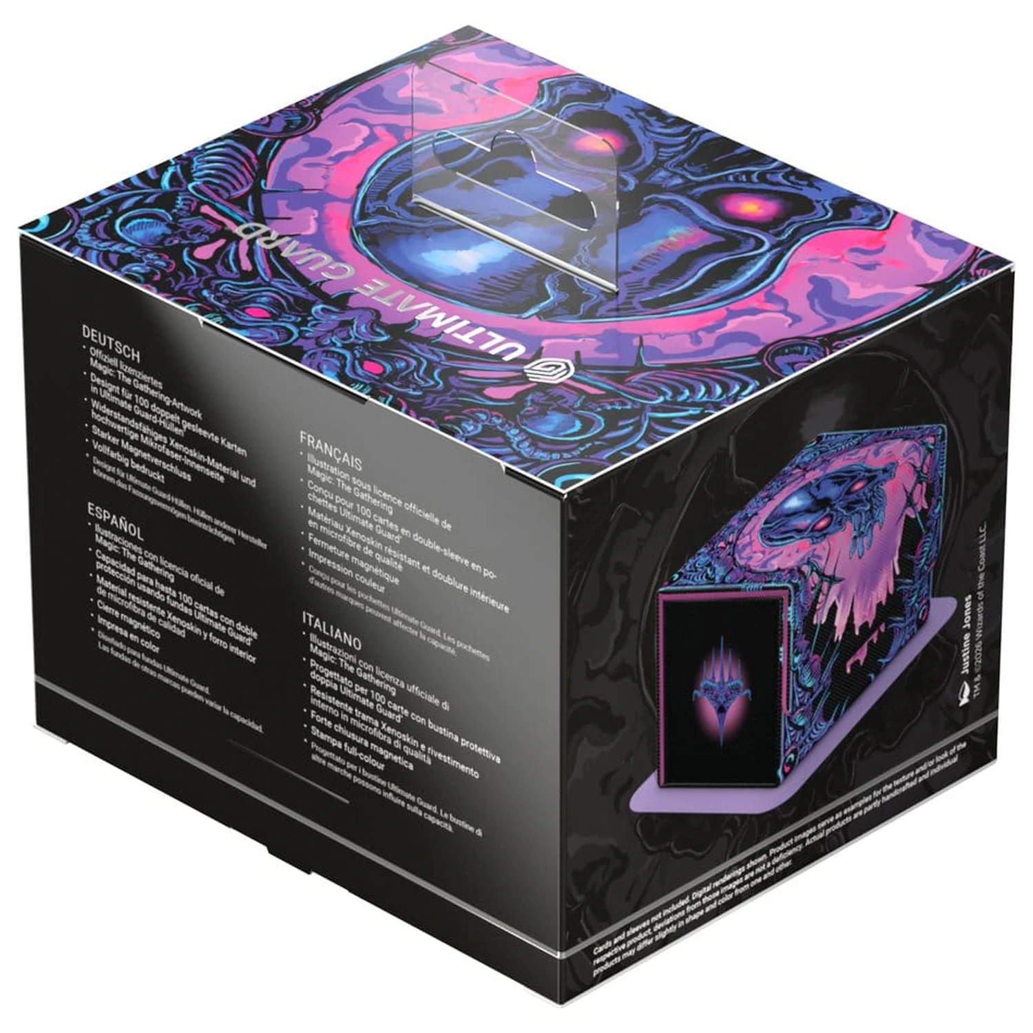 Ultimate Guard Sidewinder 100+ Xenoskin Magic: The Gathering "Mana Token" - Swamp termékfotó