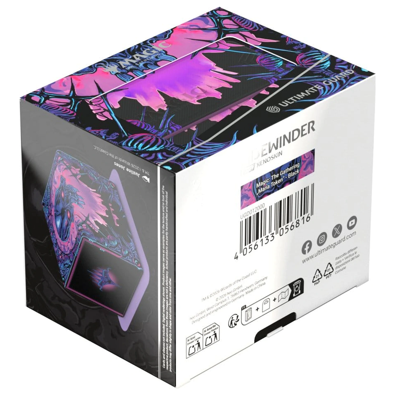 Ultimate Guard Sidewinder 100+ Xenoskin Magic: The Gathering "Mana Token" - Swamp termékfotó