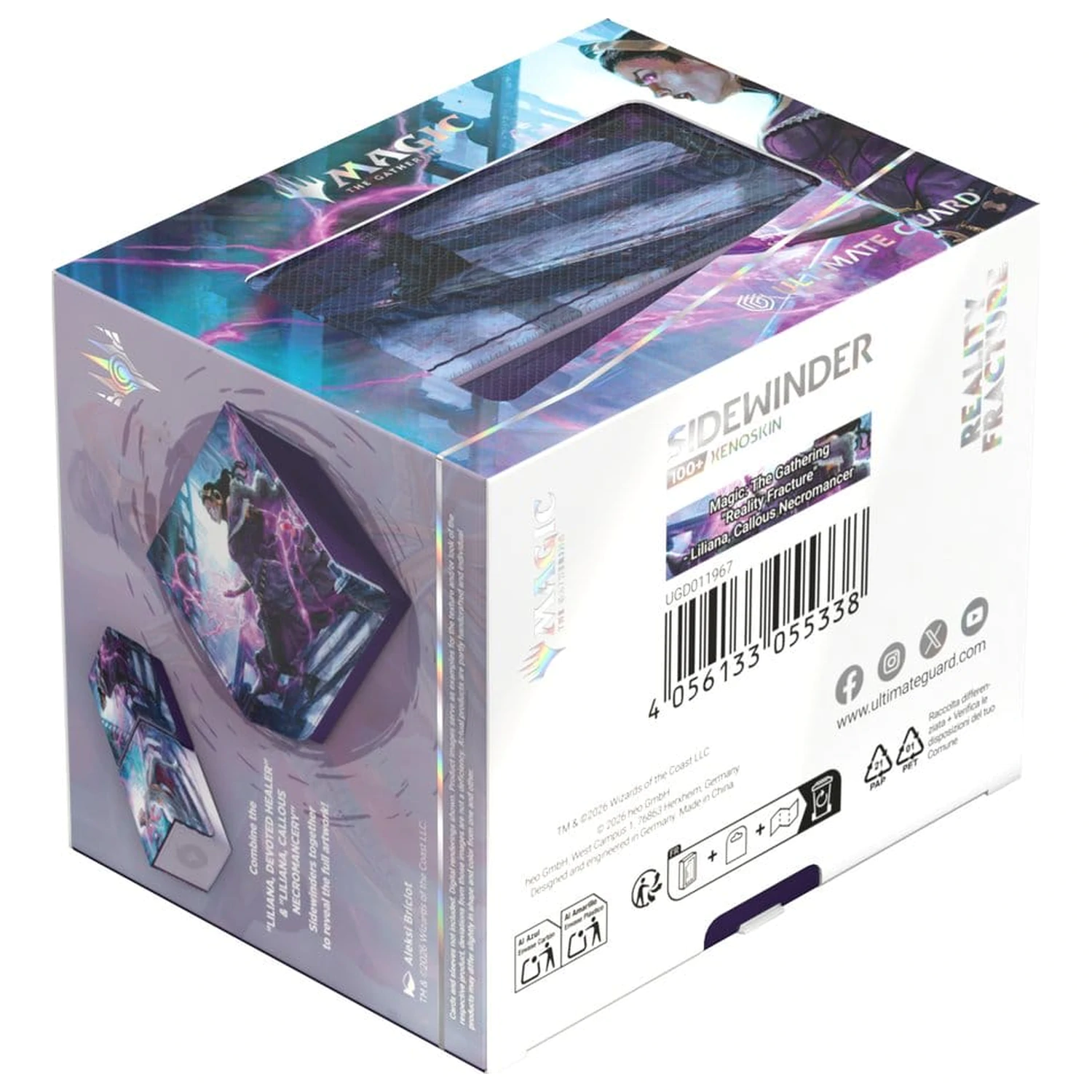 Ultimate Guard Sidewinder 100+ Xenoskin Magic: The Gathering "Reality Fracture" - Liliana, Callous Necromancer termékfotó