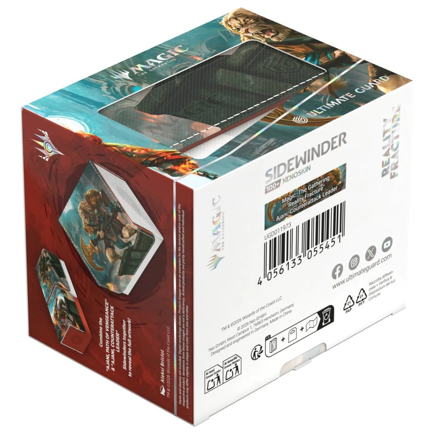 Ultimate Guard Sidewinder 100+ Xenoskin Magic: The Gathering "Reality Fracture" - Ajani, Counterattack Leader termékfotó