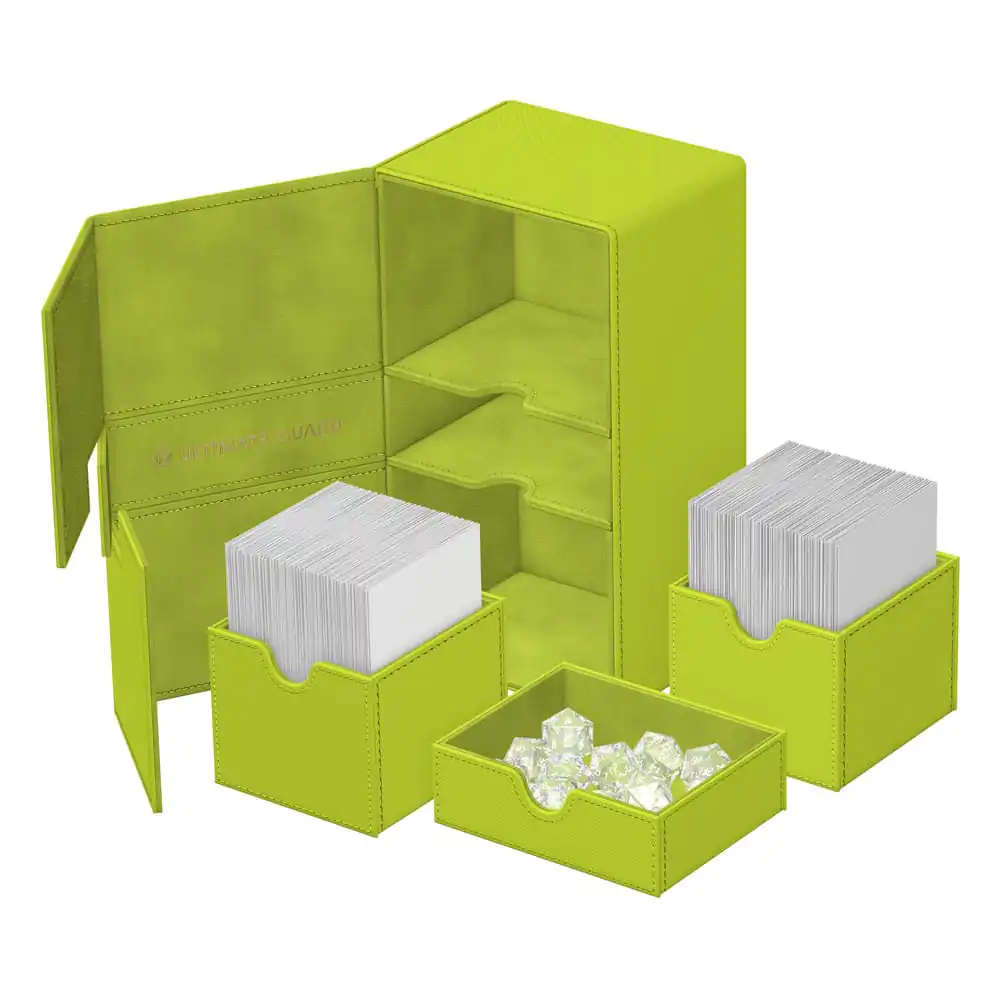Ultimate Guard Twin Flip&#039;n&#039;Tray 200+ Xenoskin &quot;Summer Edition 2025&quot; - Lime termékfotó