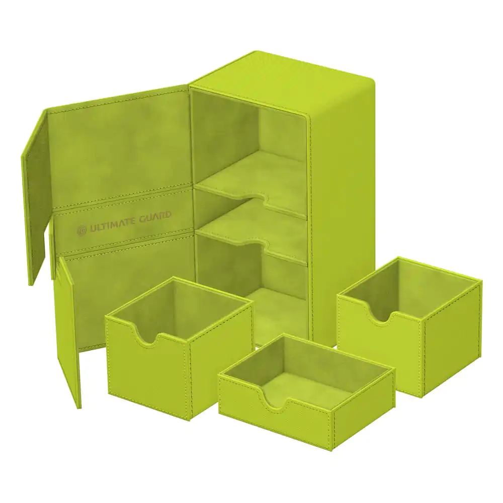 Ultimate Guard Twin Flip&#039;n&#039;Tray 200+ Xenoskin &quot;Summer Edition 2025&quot; - Lime termékfotó