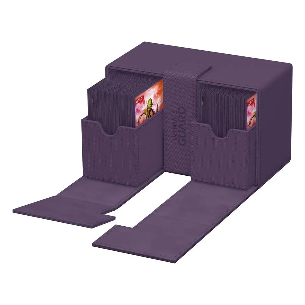 Ultimate Guard Twin Flip`n`Tray 160+ XenoSkin Monocolor Violett termékfotó