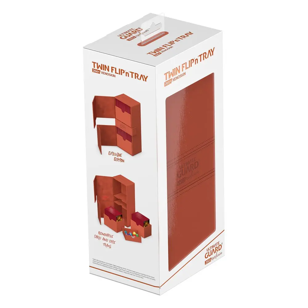 Ultimate Guard Twin Flip`n`Tray 266+ Xenoskin 2022 Exclusive Dark Orange termékfotó