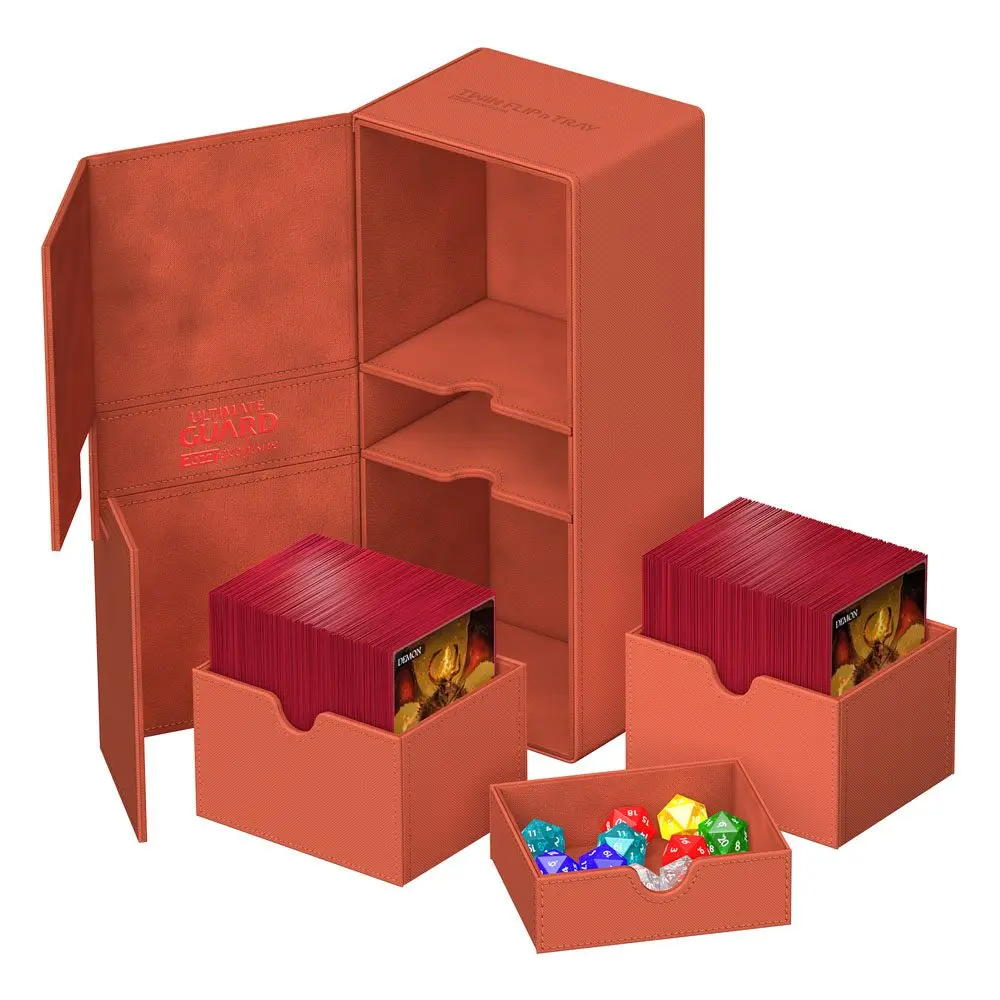 Ultimate Guard Twin Flip`n`Tray 266+ Xenoskin 2022 Exclusive Dark Orange termékfotó