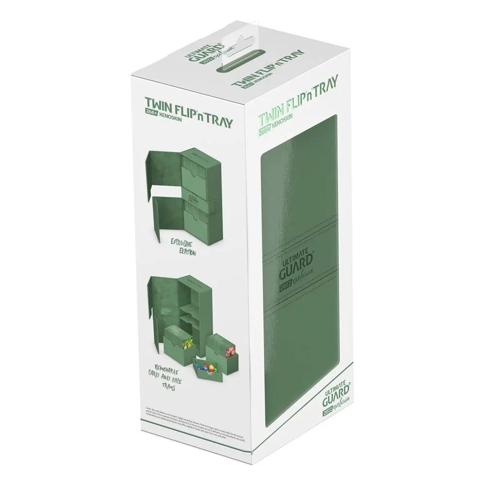Ultimate Guard Twin Flip`n`Tray 266+ Xenoskin 2022 Exclusive Pastel Green termékfotó