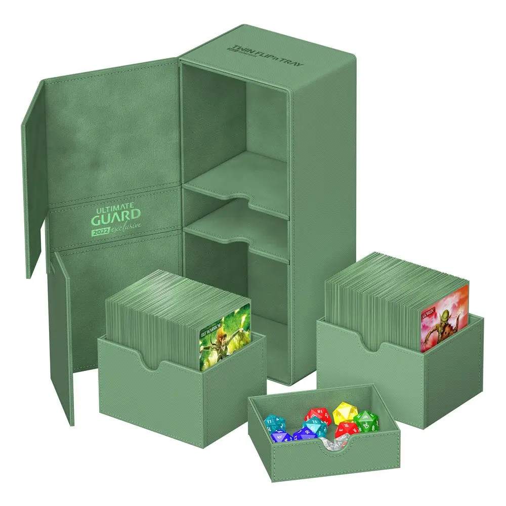 Ultimate Guard Twin Flip`n`Tray 266+ Xenoskin 2022 Exclusive Pastel Green termékfotó