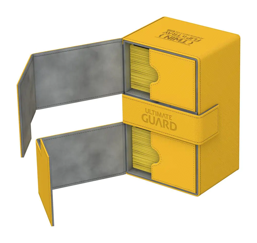 Ultimate Guard Twin Flip´n´Tray  Deck Case 160+ Standard Size XenoSkin Amber termékfotó