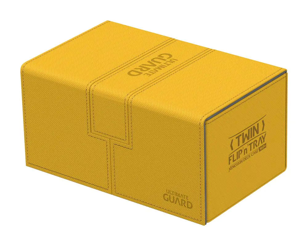 Ultimate Guard Twin Flip´n´Tray  Deck Case 160+ Standard Size XenoSkin Amber termékfotó