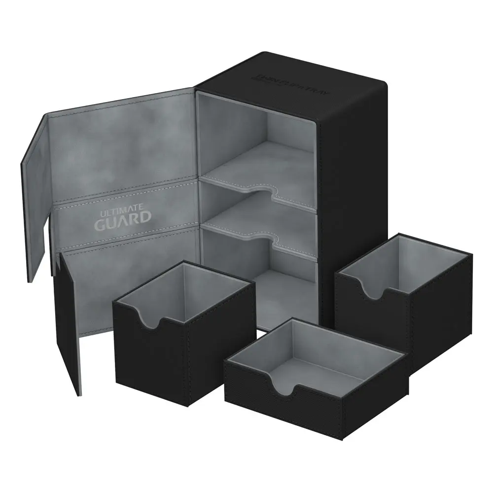 Ultimate Guard Twin Flip´n´Tray Deck Case 160+ Standard Size XenoSkin Black termékfotó