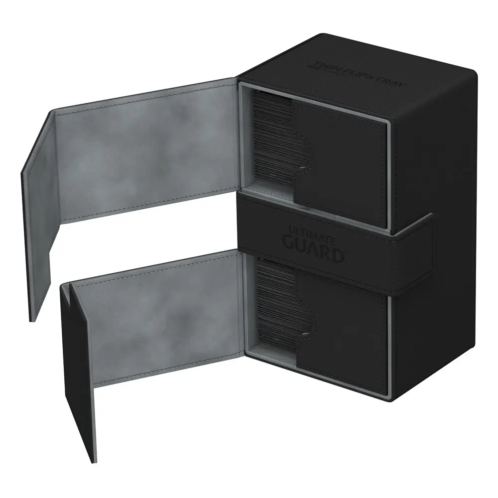 Ultimate Guard Twin Flip´n´Tray Deck Case 160+ Standard Size XenoSkin Black termékfotó