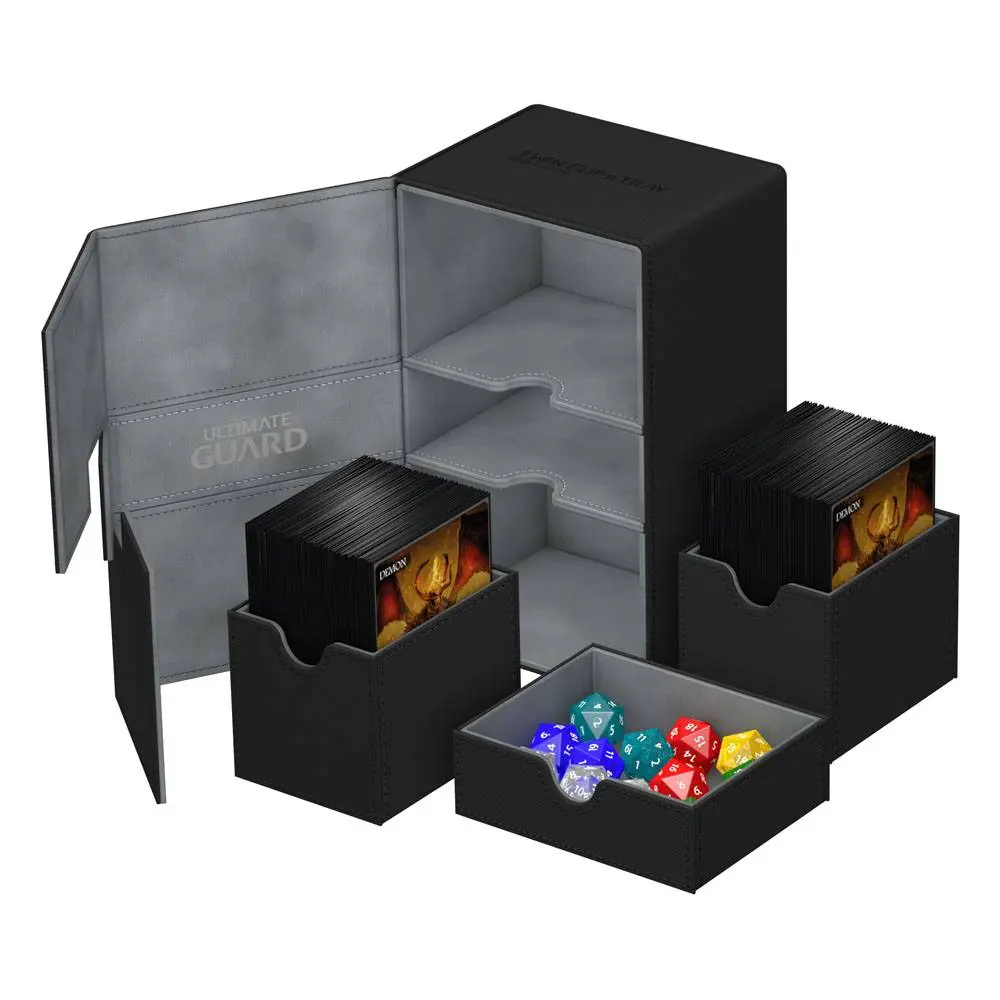 Ultimate Guard Twin Flip´n´Tray Deck Case 160+ Standard Size XenoSkin Black termékfotó
