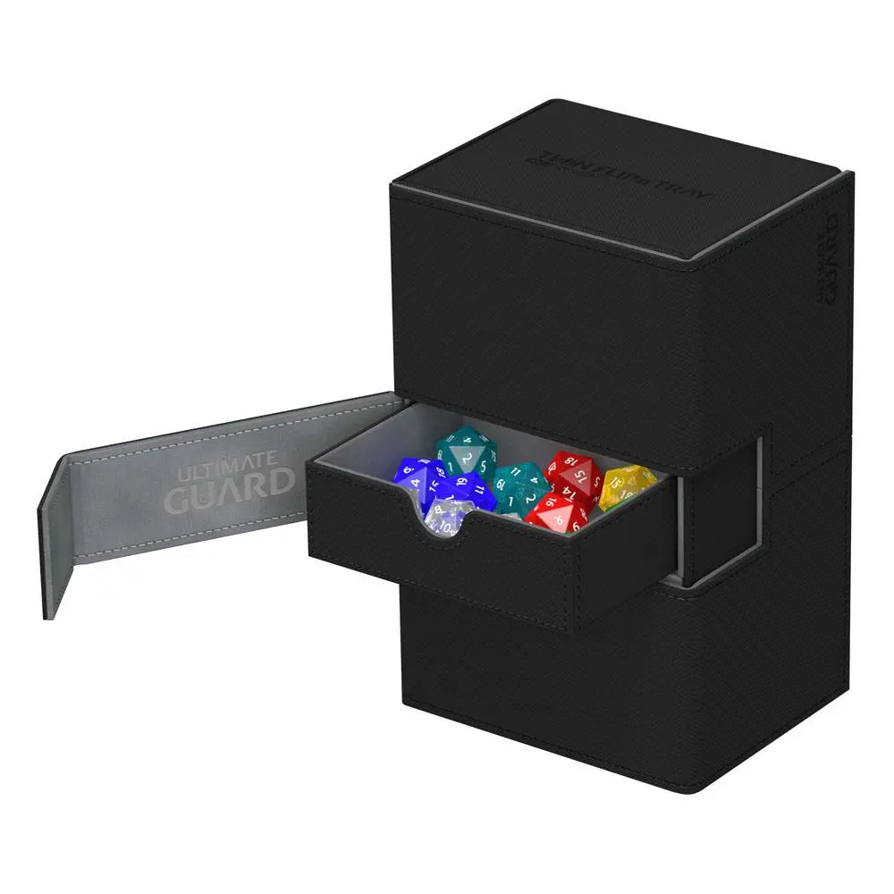 Ultimate Guard Twin Flip´n´Tray Deck Case 160+ Standard Size XenoSkin Black termékfotó