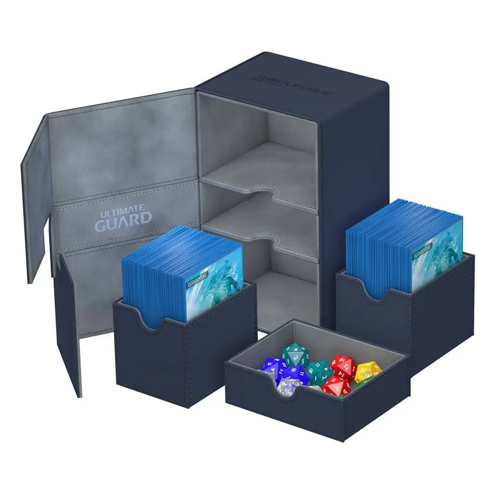 Ultimate Guard Twin Flip´n´Tray Deck Case 160+ Standard Size XenoSkin Blue termékfotó