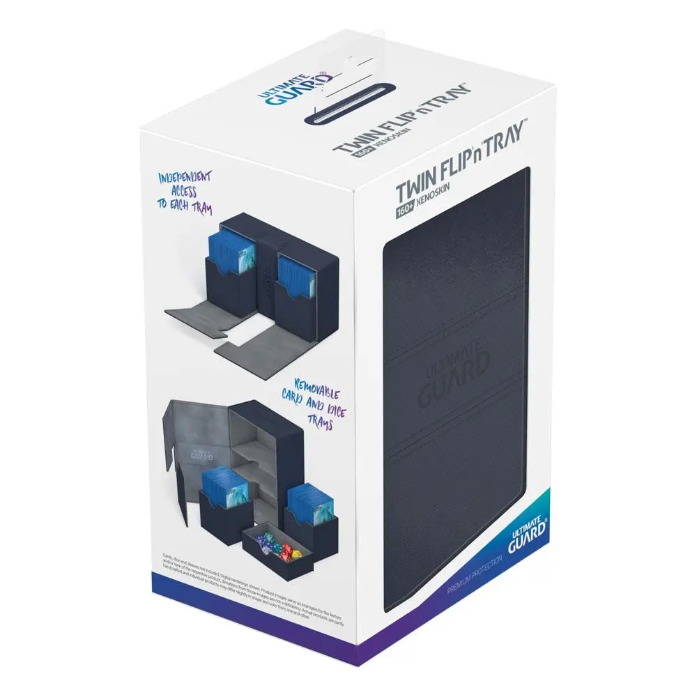 Ultimate Guard Twin Flip´n´Tray Deck Case 160+ Standard Size XenoSkin Blue termékfotó