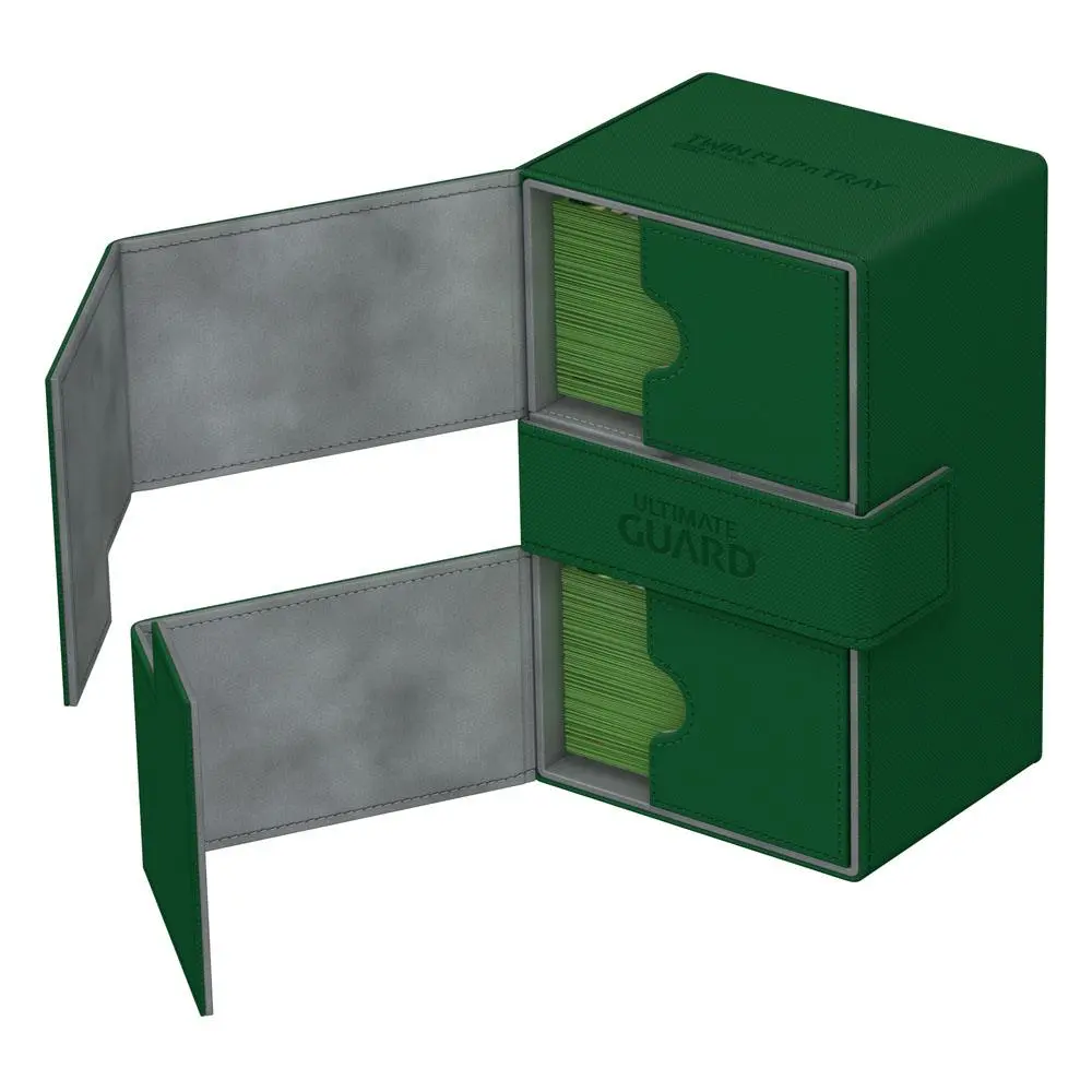 Ultimate Guard Twin Flip´n´Tray Deck Case 160+ Standard Size XenoSkin Green termékfotó