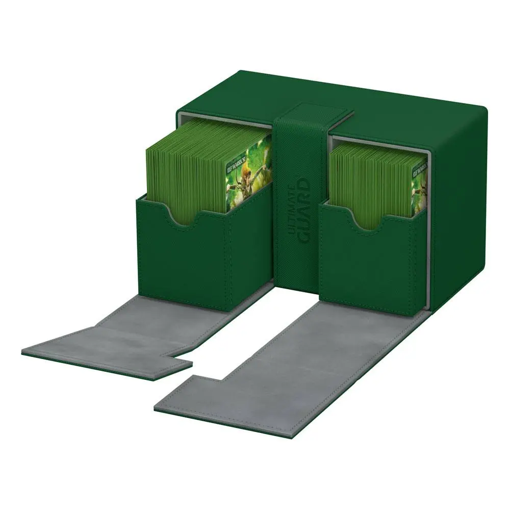Ultimate Guard Twin Flip´n´Tray Deck Case 160+ Standard Size XenoSkin Green termékfotó