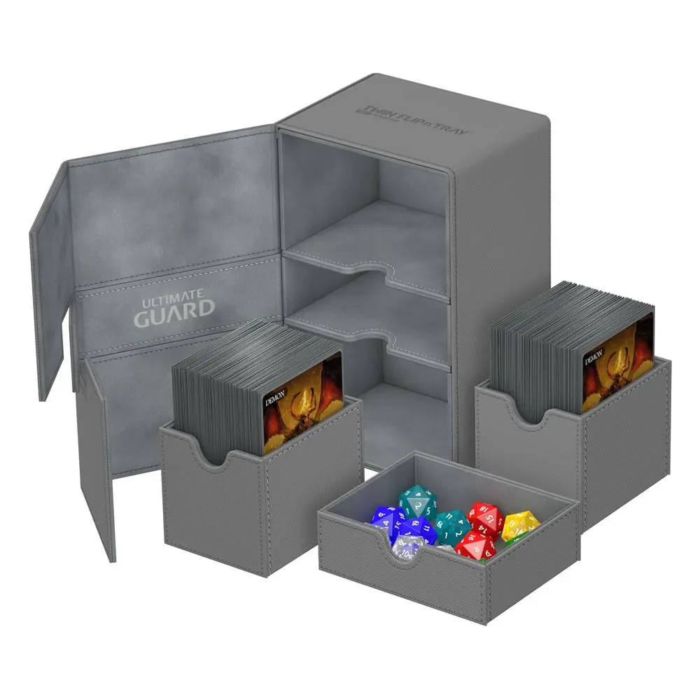 Ultimate Guard Twin Flip´n´Tray Deck Case 160+ Standard Size XenoSkin Grey termékfotó