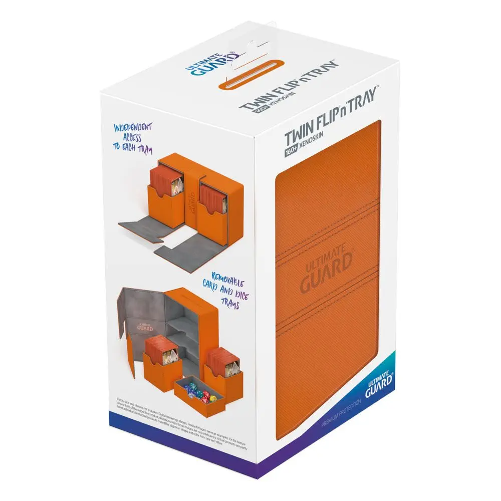 Ultimate Guard Twin Flip´n´Tray Deck Case 160+ Standard Size XenoSkin Orange termékfotó