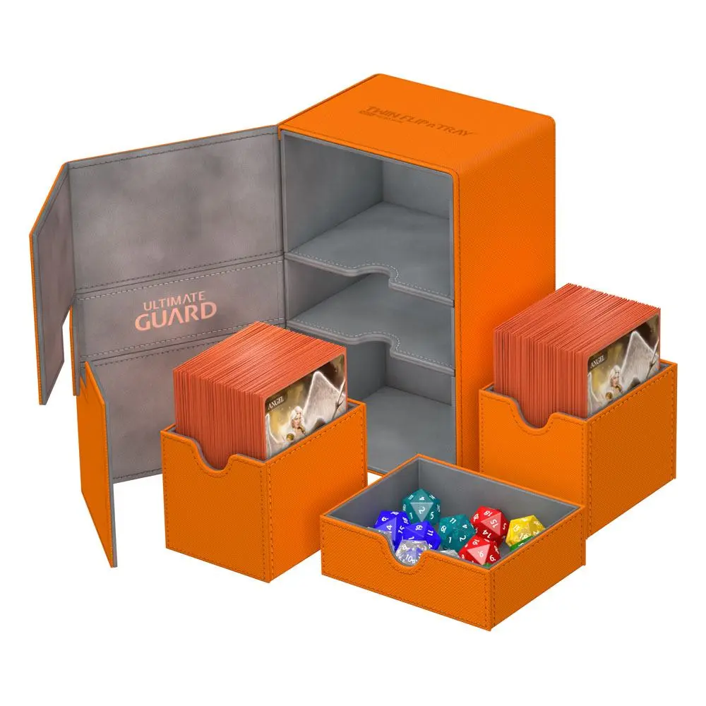 Ultimate Guard Twin Flip´n´Tray Deck Case 160+ Standard Size XenoSkin Orange termékfotó