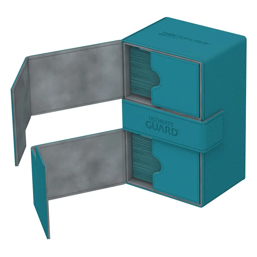 Ultimate Guard Twin Flip´n´Tray Deck Case 160+ Standard Size XenoSkin Petrol Blue termékfotó