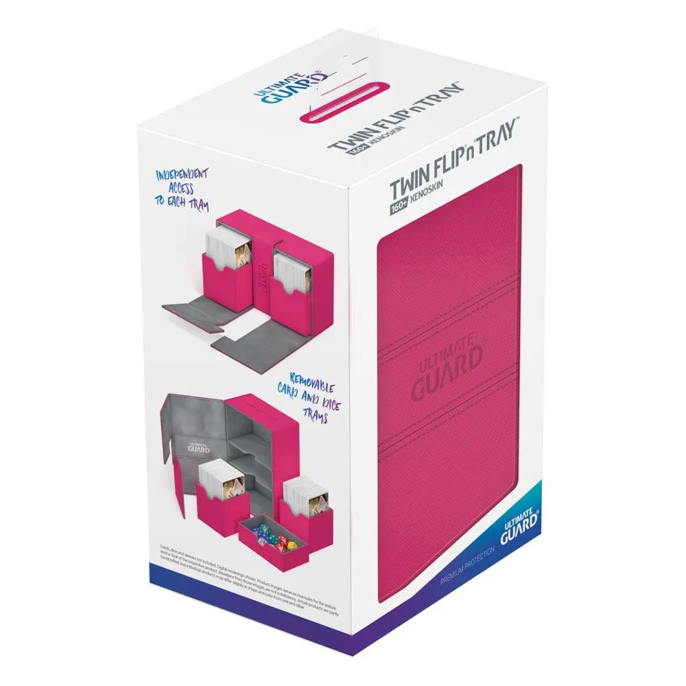 Ultimate Guard Twin Flip´n´Tray Deck Case 160+ Standard Size XenoSkin Pink termékfotó