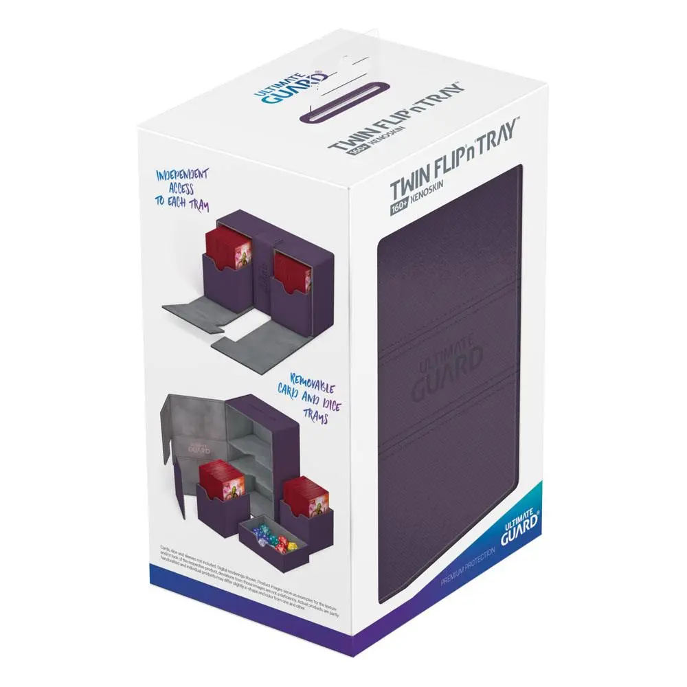 Ultimate Guard Twin Flip´n´Tray Deck Case 160+ Standard Size XenoSkin Purple termékfotó