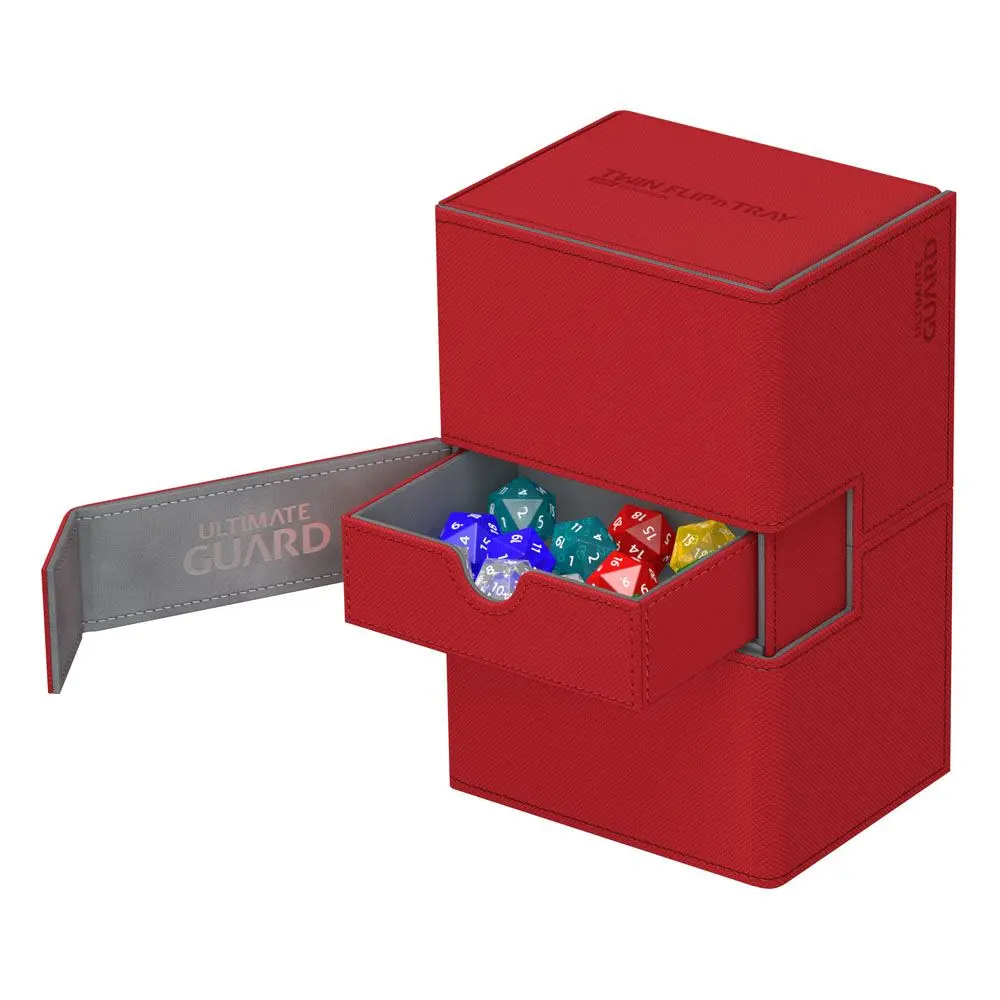 Ultimate Guard Twin Flip´n´Tray Deck Case 160+ Standard Size XenoSkin Red termékfotó