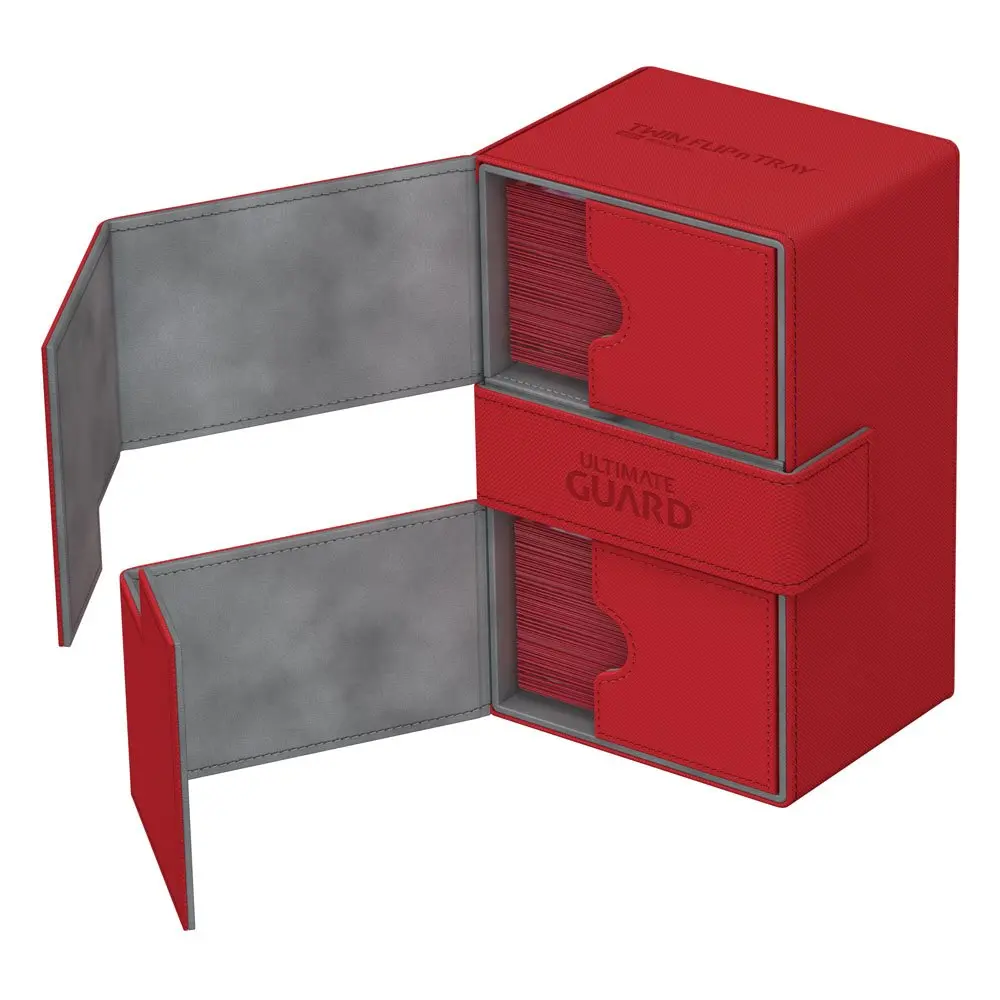 Ultimate Guard Twin Flip´n´Tray Deck Case 160+ Standard Size XenoSkin Red termékfotó