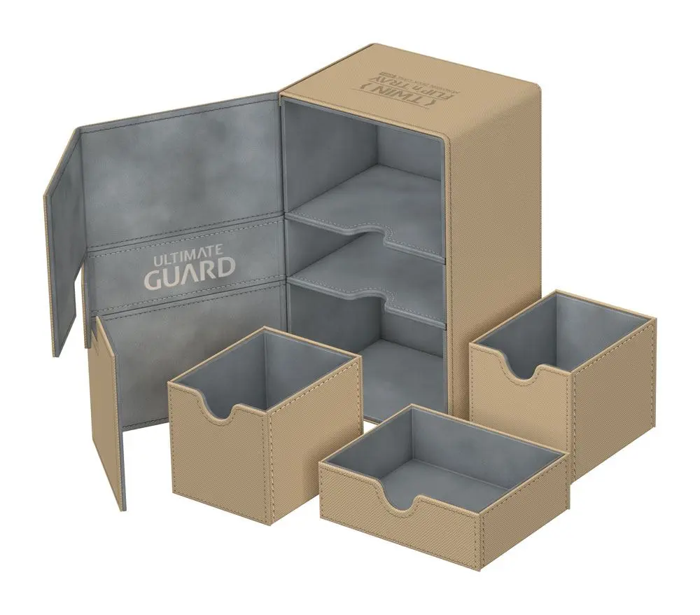 Ultimate Guard Twin Flip´n´Tray Deck Case 160+ Standard Size XenoSkin Sand termékfotó