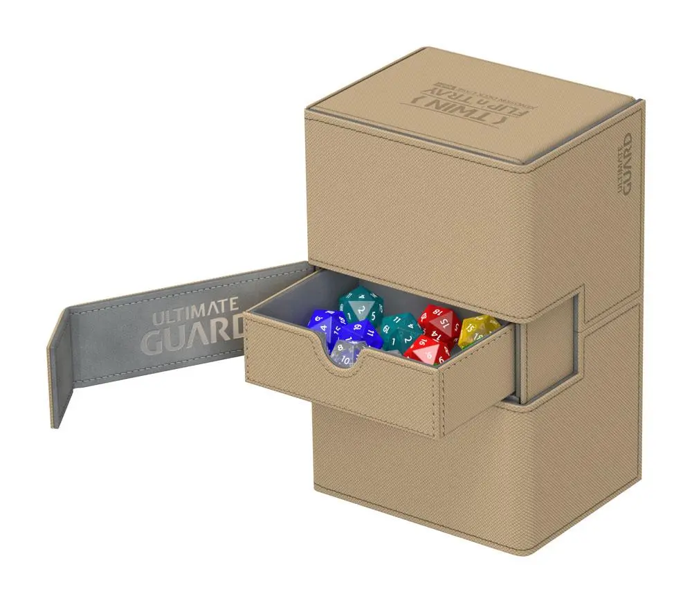 Ultimate Guard Twin Flip´n´Tray Deck Case 160+ Standard Size XenoSkin Sand termékfotó