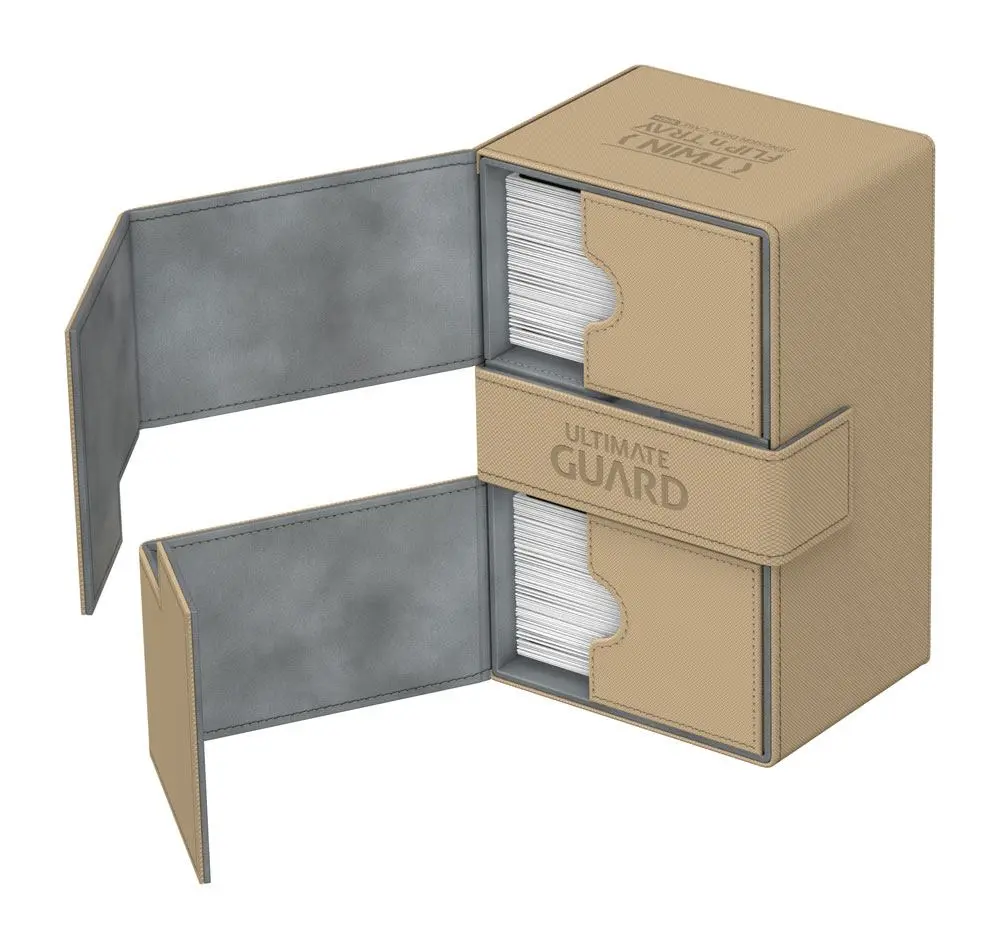 Ultimate Guard Twin Flip´n´Tray Deck Case 160+ Standard Size XenoSkin Sand termékfotó