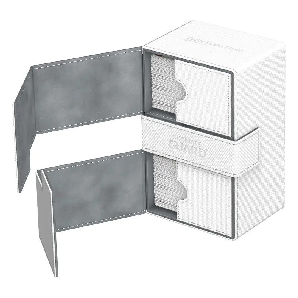 Ultimate Guard Twin Flip´n´Tray Deck Case 160+ Standard Size XenoSkin White termékfotó