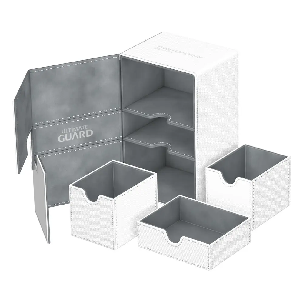 Ultimate Guard Twin Flip´n´Tray Deck Case 160+ Standard Size XenoSkin White termékfotó