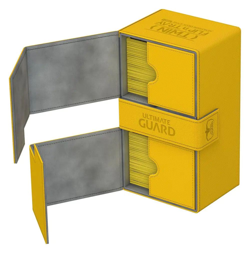 Ultimate Guard Twin Flip´n´Tray Deck Case 200+ Standard Size XenoSkin Amber termékfotó