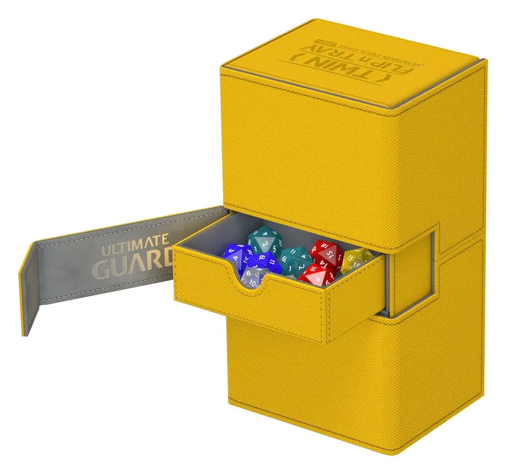 Ultimate Guard Twin Flip´n´Tray Deck Case 200+ Standard Size XenoSkin Amber termékfotó