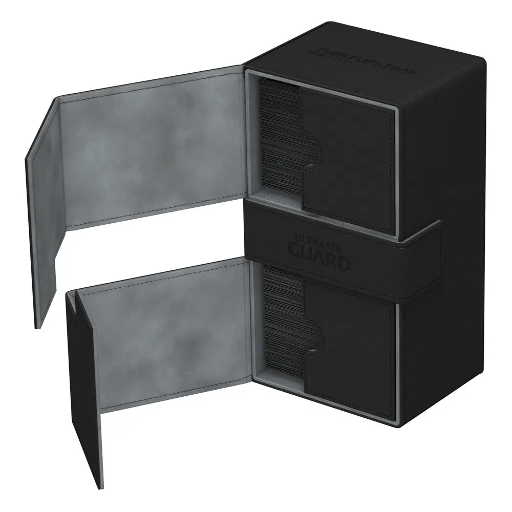 Ultimate Guard Twin Flip´n´Tray Deck Case 200+ Standard Size XenoSkin Black termékfotó