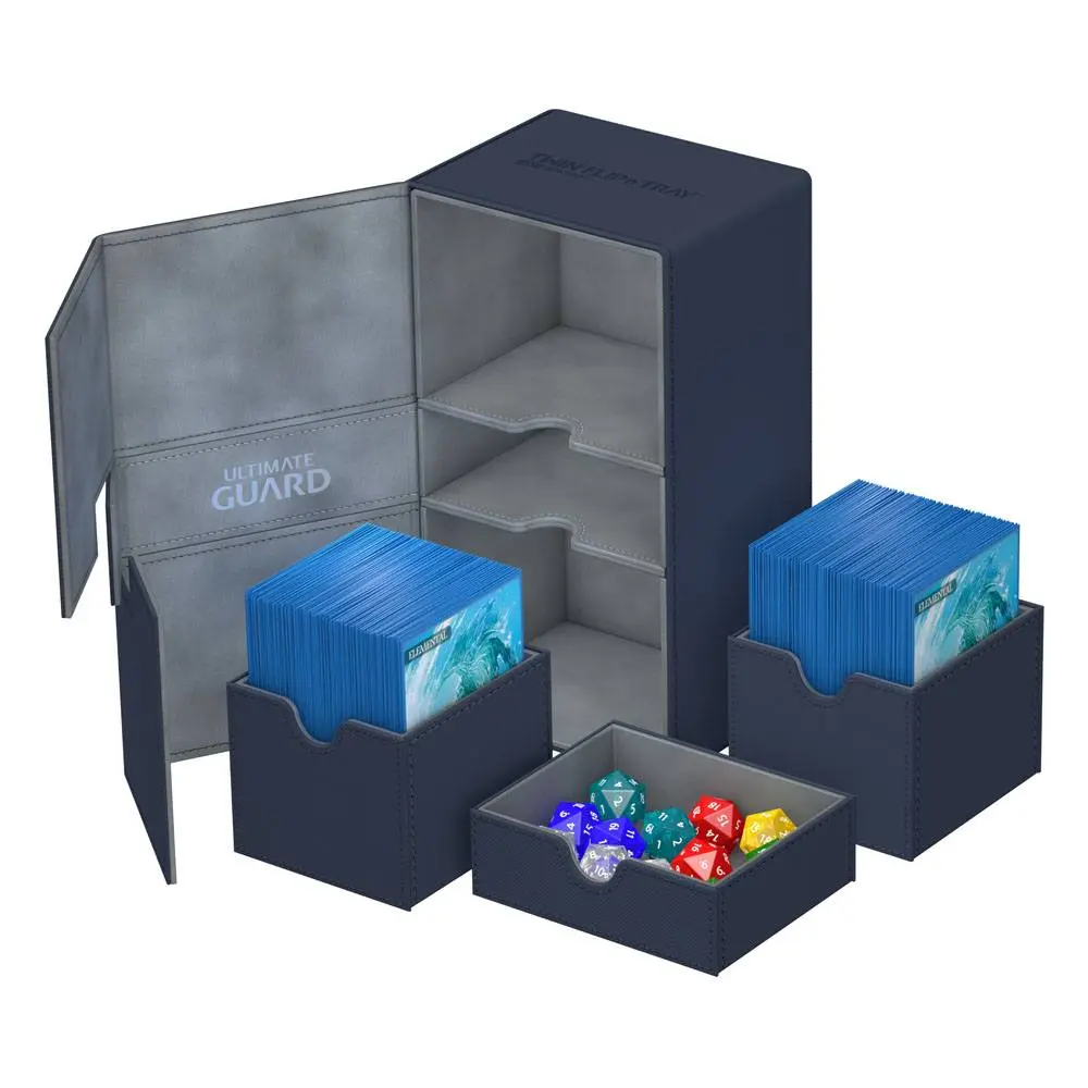 Ultimate Guard Twin Flip´n´Tray Deck Case 200+ Standard Size XenoSkin Blue termékfotó
