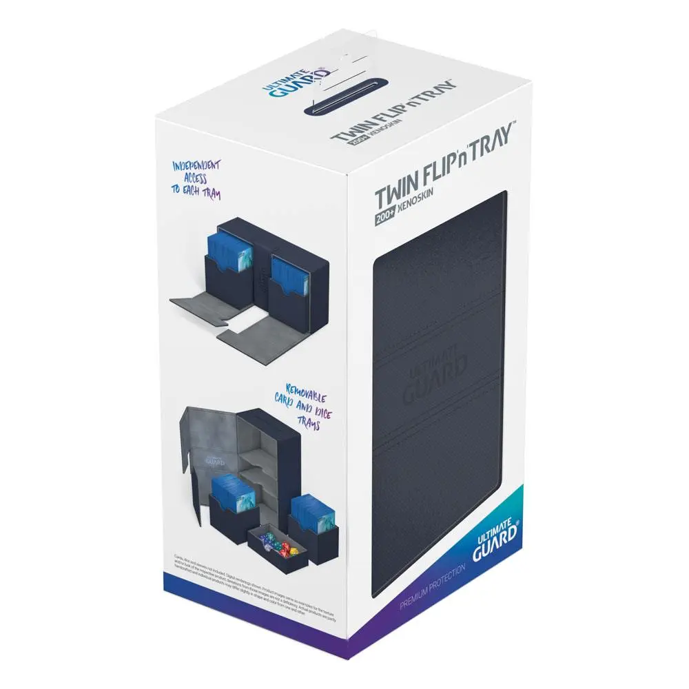 Ultimate Guard Twin Flip´n´Tray Deck Case 200+ Standard Size XenoSkin Blue termékfotó