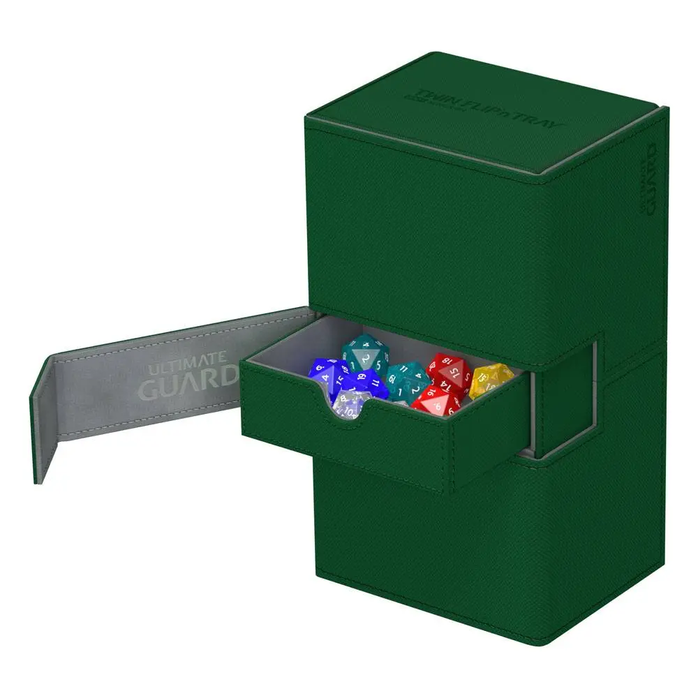 Ultimate Guard Twin Flip´n´Tray Deck Case 200+ Standard Size XenoSkin Green termékfotó